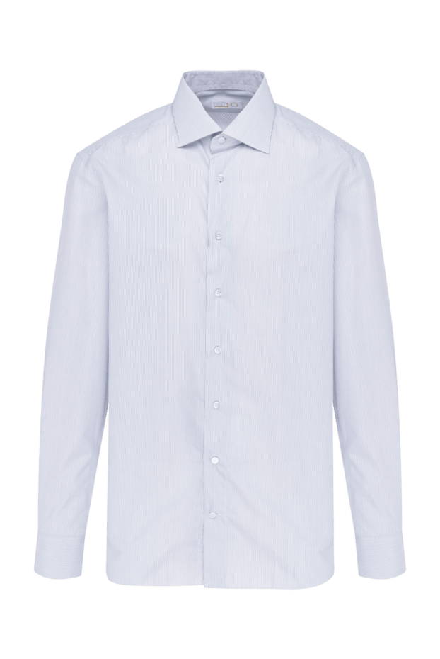 Zilli мужские сорочка из хлопка белая мужская купить с ценами и фото 150650 - фото 1