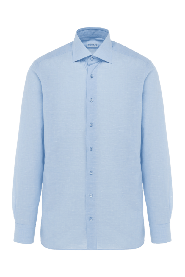 Zilli чоловічі рубашка з бавовни блакитна чоловіча купити фото з цінами 150652 - фото 1