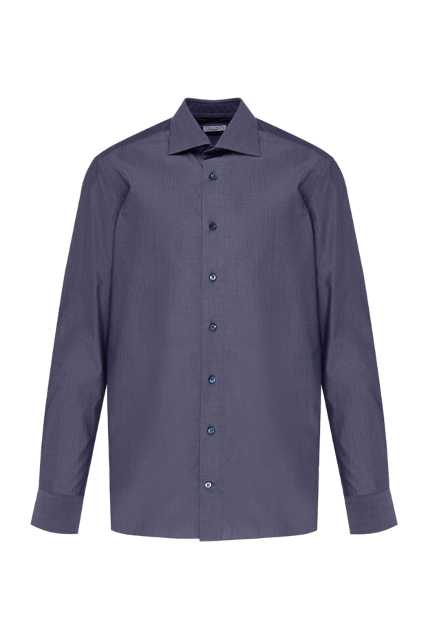 Zilli чоловічі рубашка з бавовни фіолетова чоловіча купити фото з цінами 150653 - фото 1