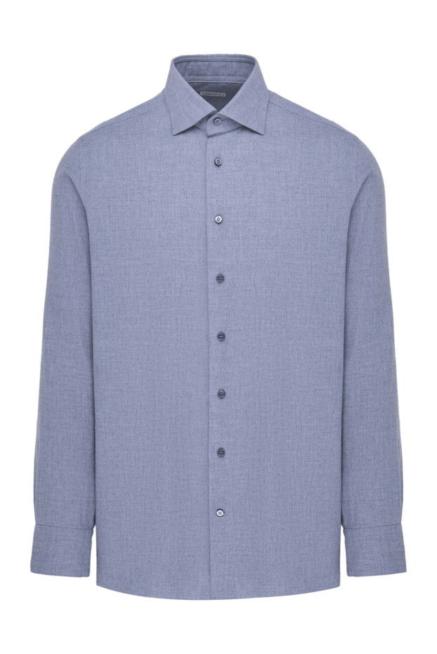 Zilli man men's gray cotton and cashmere shirt buy with prices and photos 150655 - photo 1