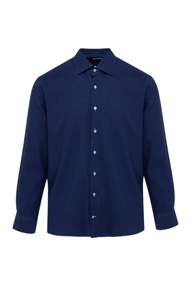 Zilli man blue cotton shirt for men buy with prices and photos 150656 - photo 1