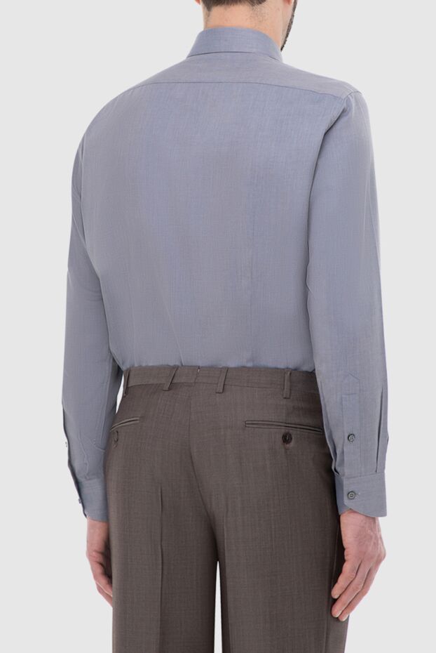 Zilli men's classic plain gray shirt 150662 - photo 3