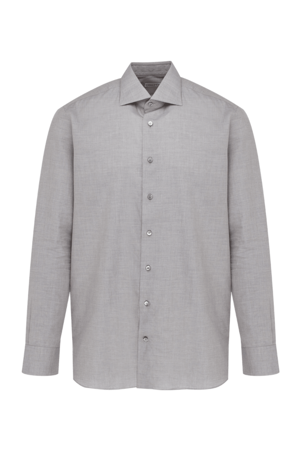 Zilli man men's gray cotton and cashmere shirt buy with prices and photos 150665 - photo 1