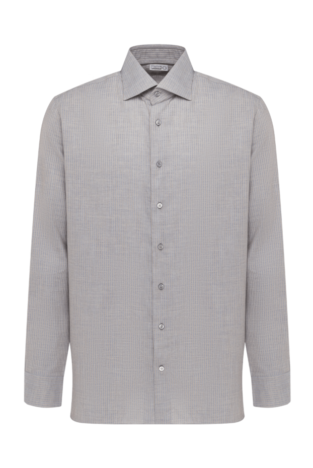 Zilli man men's gray cotton and cashmere shirt buy with prices and photos 150666 - photo 1