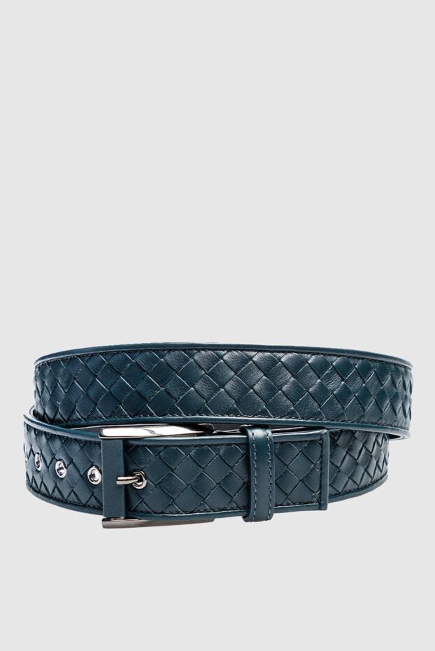 Cesare di Napoli man leather belt blue for men buy with prices and photos 150692 - photo 1