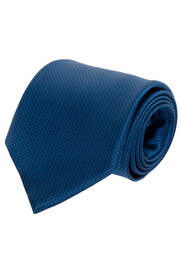 Italo Ferretti мужские галстук из шелка синий мужской купить с ценами и фото 150729 - фото 1