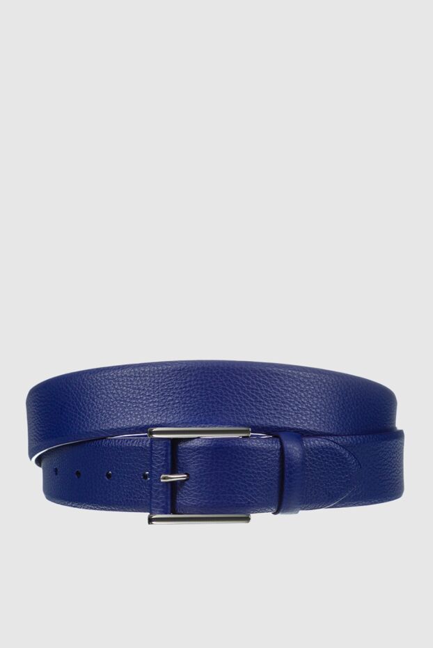 Cesare di Napoli man leather belt blue for men buy with prices and photos 150732 - photo 1