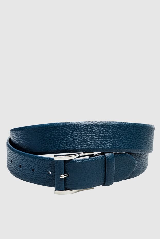 Cesare di Napoli man genuine leather belt blue for men buy with prices and photos 150736 - photo 1