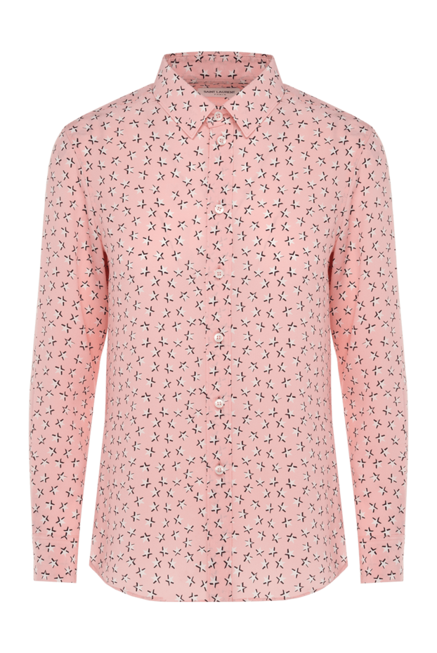 Saint Laurent woman pink silk blouse for women buy with prices and photos 150806 - photo 1