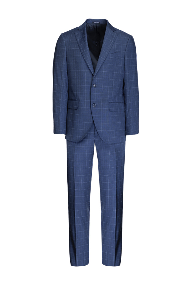 Sartoria Latorre man men's suit made of wool, blue buy with prices and photos 150881 - photo 1