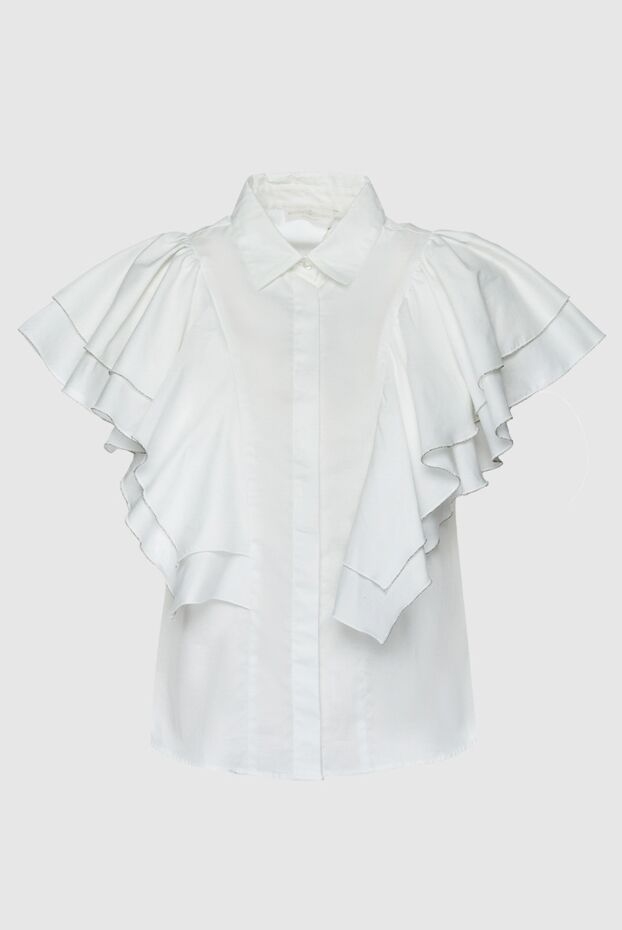 Rocco Ragni woman white cotton blouse for women buy with prices and photos 150959 - photo 1