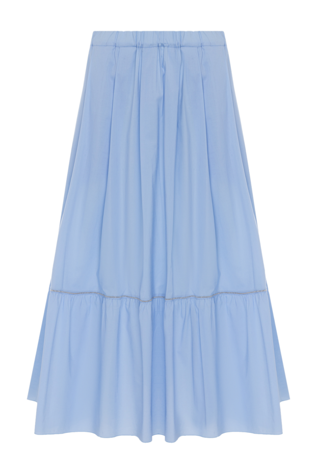 Rocco Ragni woman blue cotton skirt for women buy with prices and photos 150976 - photo 1