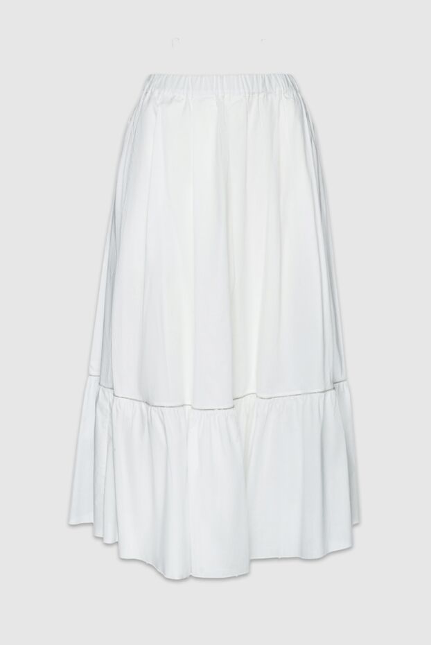Rocco Ragni женские юбка из хлопка белая женская купить с ценами и фото 150977 - фото 1