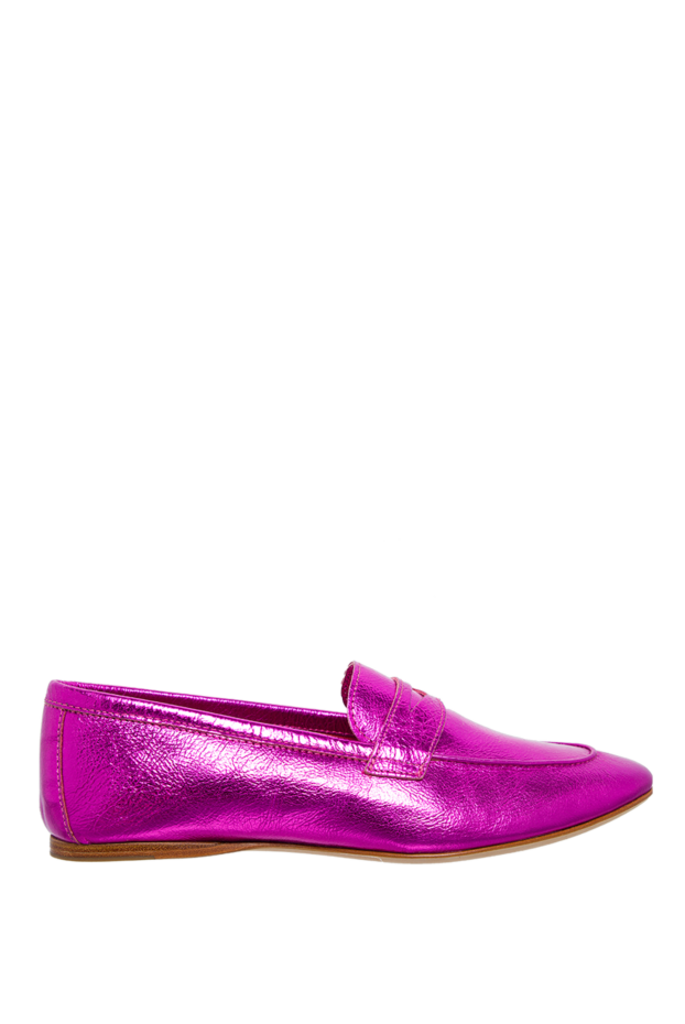 Cesare di Napoli woman pink leather loafers for women buy with prices and photos 150982 - photo 1