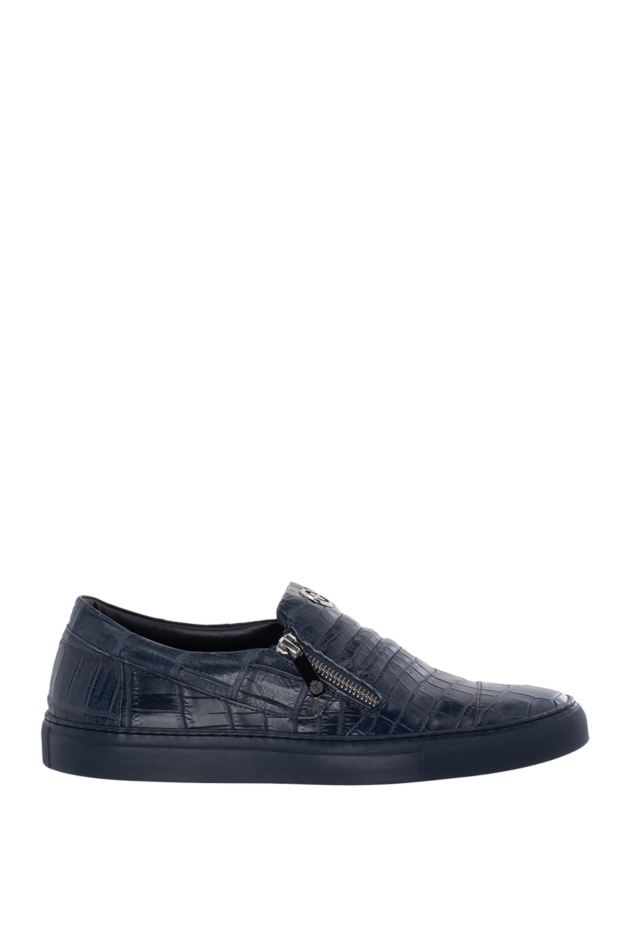 Pellettieri di Parma textured slip-ons made of genuine crocodile leather with a side zip 151003 - photo 1