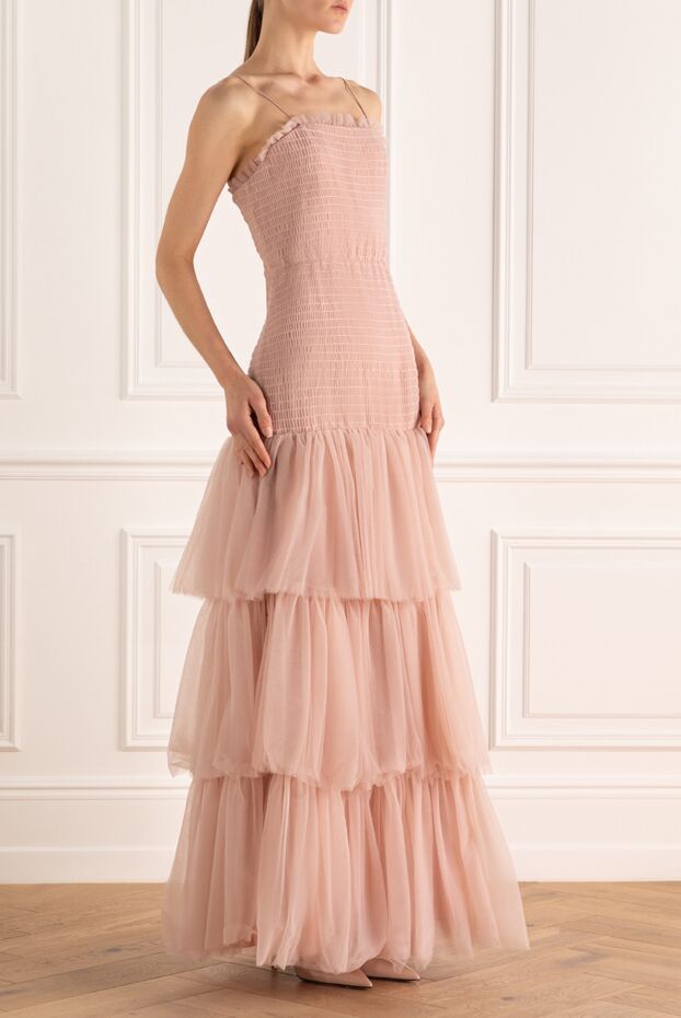 Fleur de Paris pink dress with a tiered skirt women's 151057 - photo 3