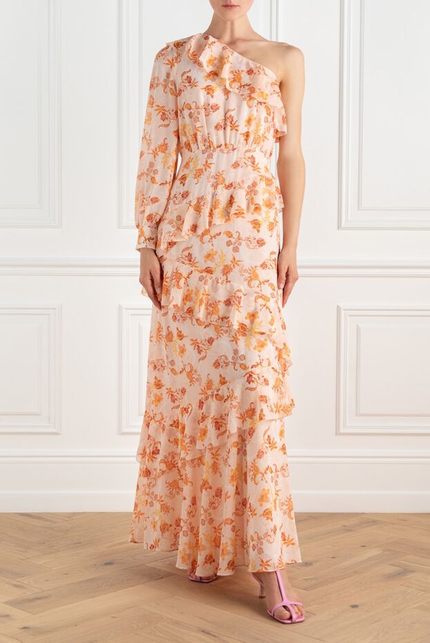 Fleur de Paris orange asymmetrical cut dress women's 151060 - photo 2