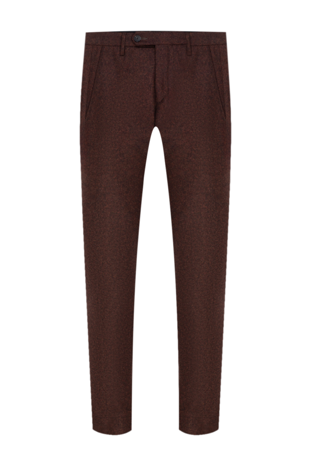 Cesare di Napoli мужские брюки коричневые мужские купить с ценами и фото 151066 - фото 1