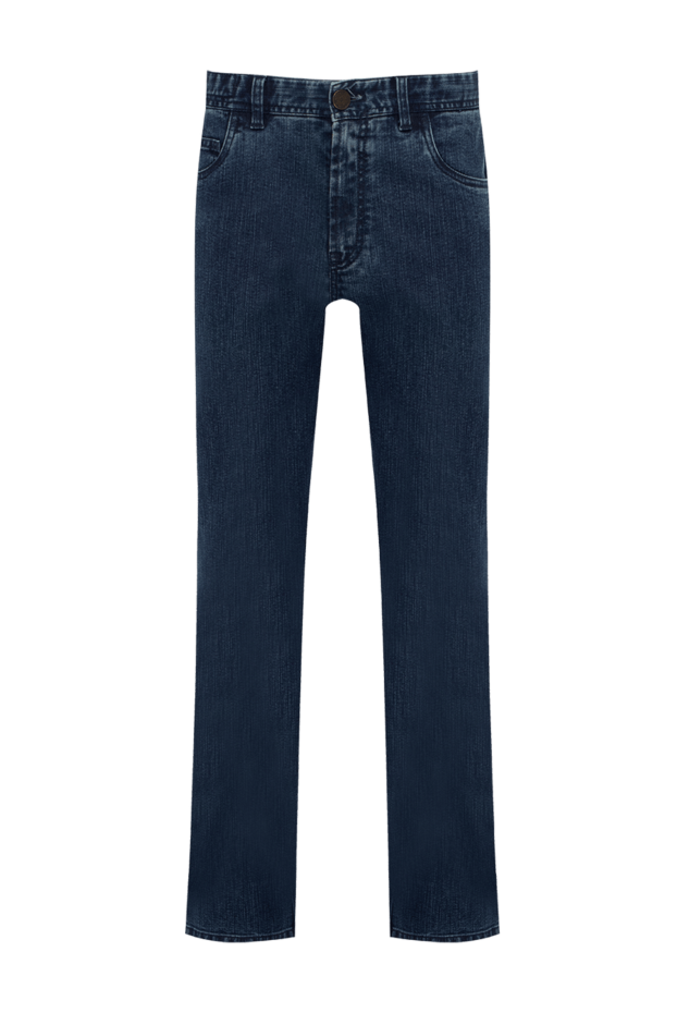 Brioni man cotton and elastane blue jeans for men buy with prices and photos 151091 - photo 1