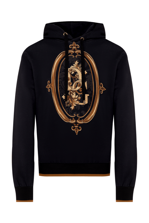 Dolce & Gabbana man men's cotton hoodie black buy with prices and photos 151182 - photo 1