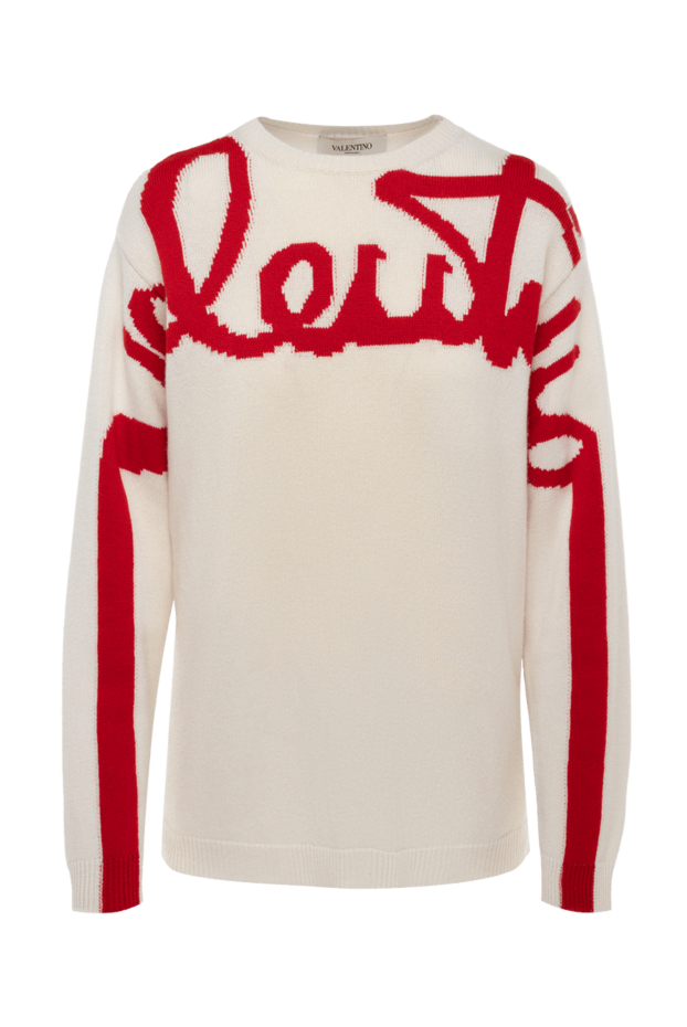 Valentino woman white cashmere jumper for women buy with prices and photos 151210 - photo 1