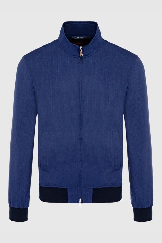 Tombolini men's blue jacket with dark elastic inserts 151225 - photo 1