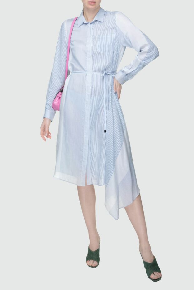 Tonet жіночі сукня з віскози та шовку блакитна жіноча купити фото з цінами 151415 - фото 2