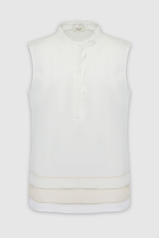 Peserico жіночі блуза з бавовни біла жіноча купити фото з цінами 151456 - фото 1