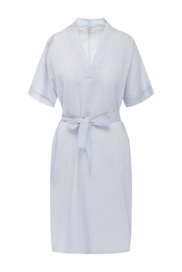 Peserico женские платье из хлопка и шелка белое женское купить с ценами и фото 151468 - фото 1