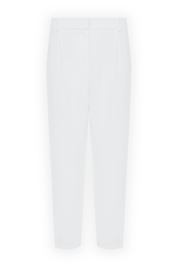 Peserico woman white linen trousers for women buy with prices and photos 151484 - photo 1