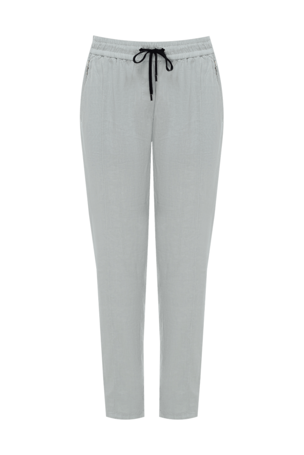 Limitato woman gray linen trousers for women buy with prices and photos 151504 - photo 1