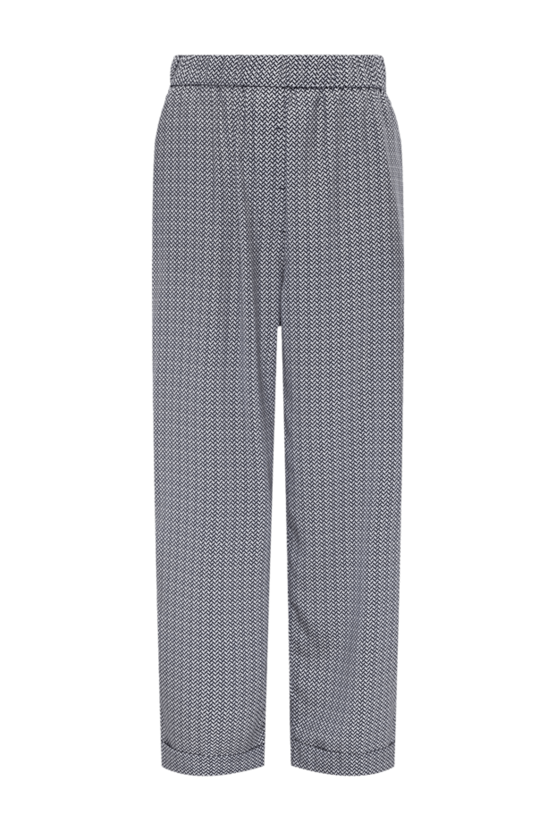 Peserico женские брюки из ацетата и купры серые женские купить с ценами и фото 151581 - фото 1