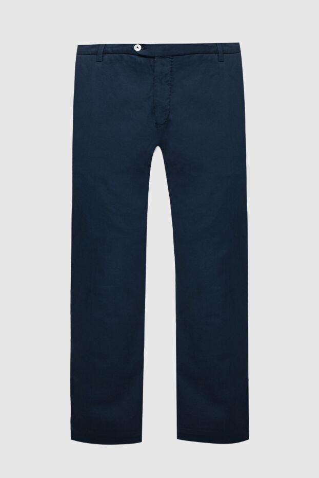 Cesare di Napoli мужские брюки синие мужские купить с ценами и фото 151610 - фото 1