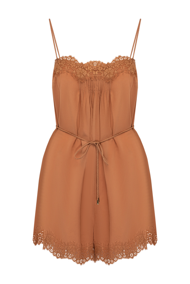 Zimmermann woman women's brown silk jumpsuit buy with prices and photos 151699 - photo 1