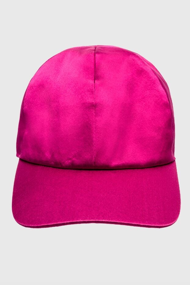 Fleur de Paris cap made of silk bright pink for women 151713 - photo 1