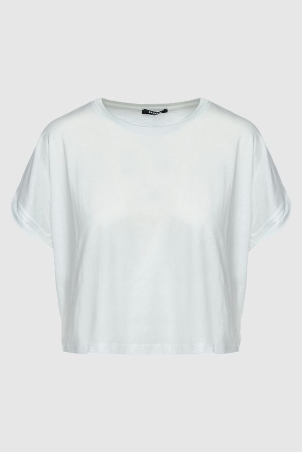 Balmain женские футболка из хлопка белая женская купить с ценами и фото 151744 - фото 1