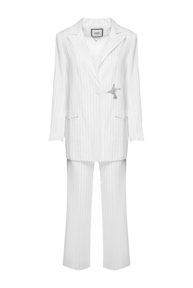 Max&Moi set with a jacket and trousers in vertical stripes 151833 - photo 1