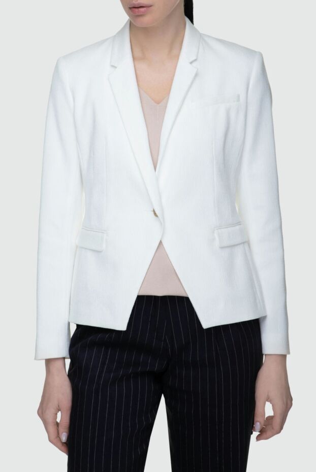 Max&Moi women's white fitted jacket with lapels 151834 - photo 3