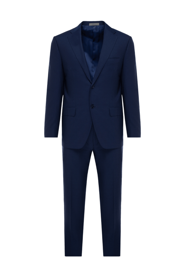Corneliani чоловічі костюм чоловічий з вовни синій купити фото з цінами 152492 - фото 1