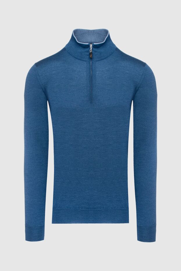 Svevo man cashmere and silk troyer blue men's buy with prices and photos 152610 - photo 1