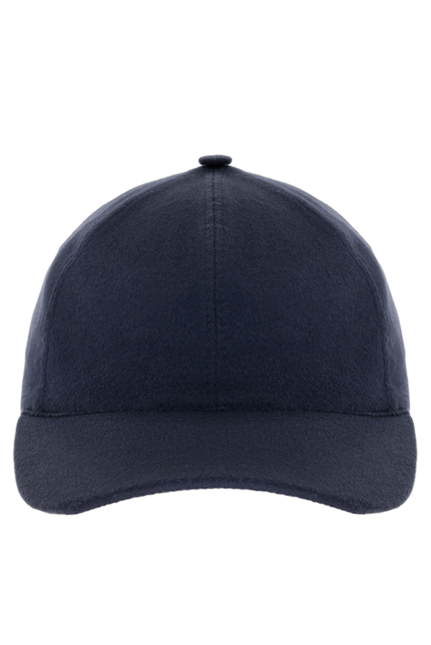 Cesare di Napoli man blue cashmere cap for men buy with prices and photos 152664 - photo 1
