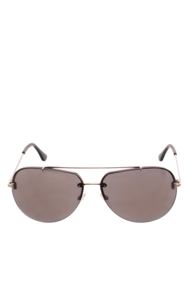 Tom Ford чоловічі окуляри для захисту від сонця з металу та пластику коричневі чоловічі купити фото з цінами 152680 - фото 1