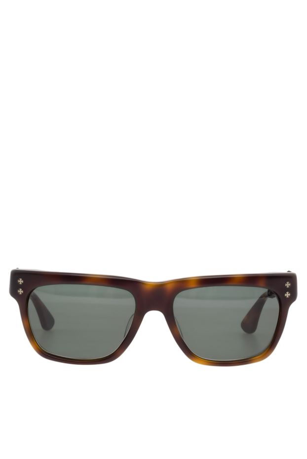 Chrome Hearts мужские очки из пластика и металла коричневые купить с ценами и фото 152711 - фото 1