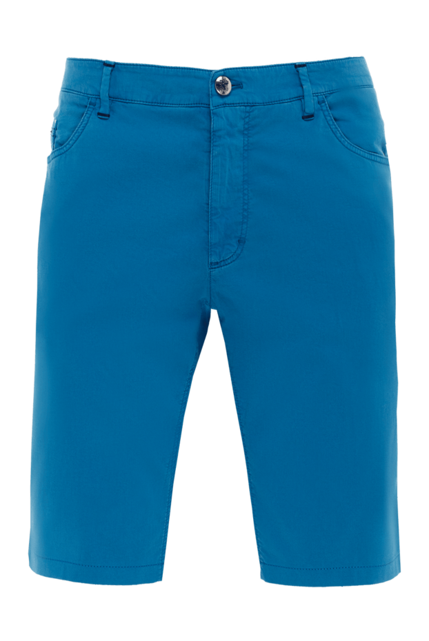 Zilli man blue cotton and silk shorts for men buy with prices and photos 152780 - photo 1