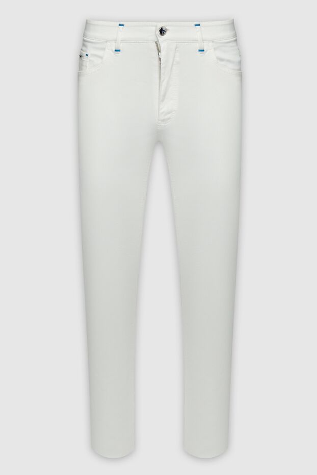Zilli man white cotton trousers for men buy with prices and photos 152785 - photo 1