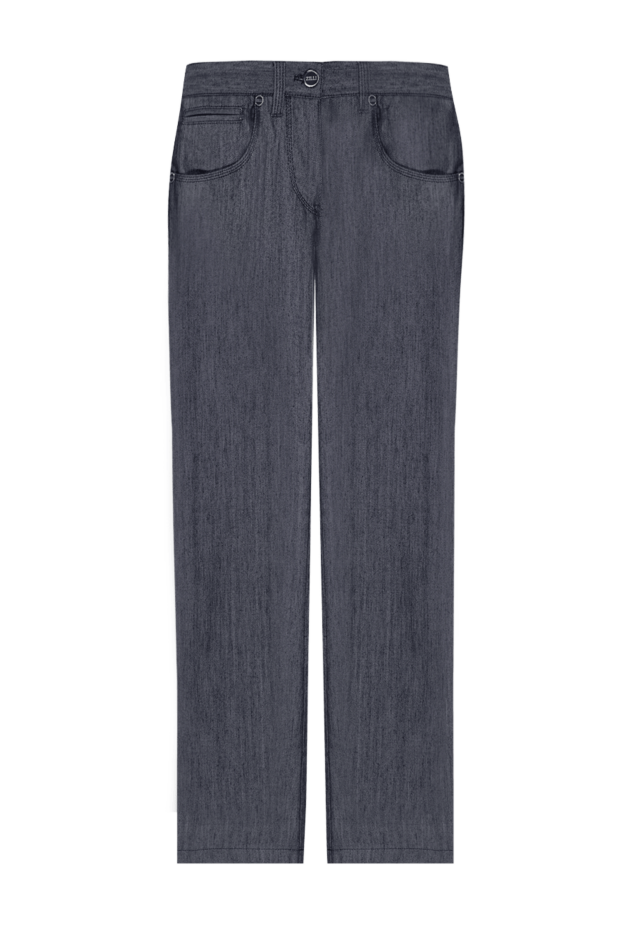 Zilli мужские джинсы из шелка и хлопка серые мужские купить с ценами и фото 152828 - фото 1