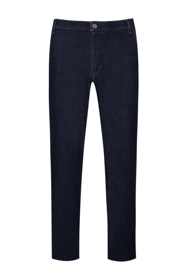 Zilli men's jeans in deep blue color made of thick denim 152839 - photo 1