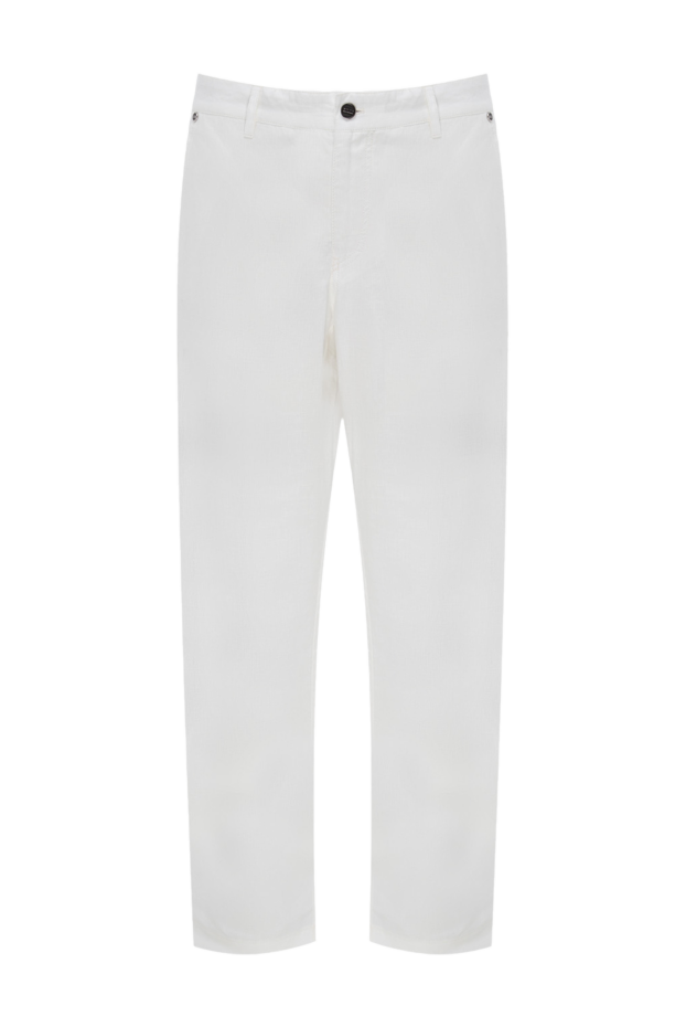 Zilli man white linen trousers for men buy with prices and photos 152840 - photo 1