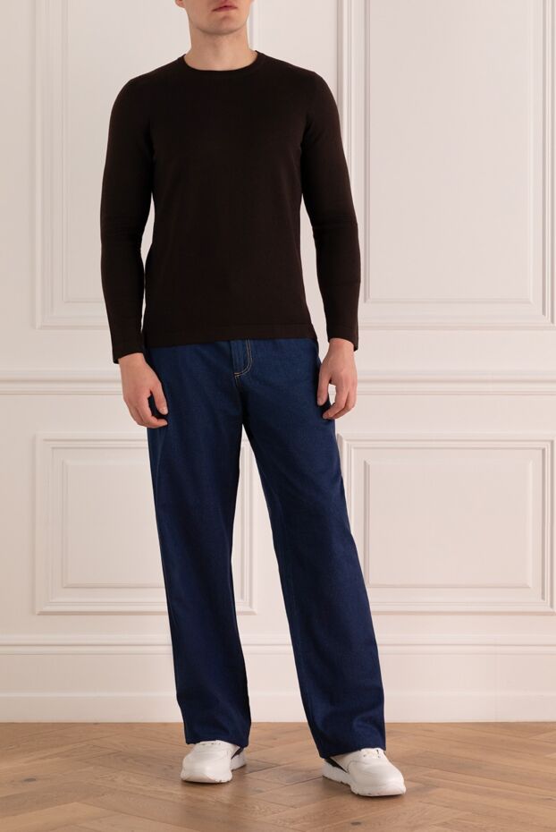 Zilli man blue cotton jeans for men buy with prices and photos 152844 - photo 2