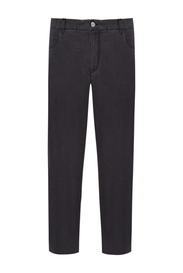 Zilli straight-leg trousers in grey with neat stitching 152853 - photo 1